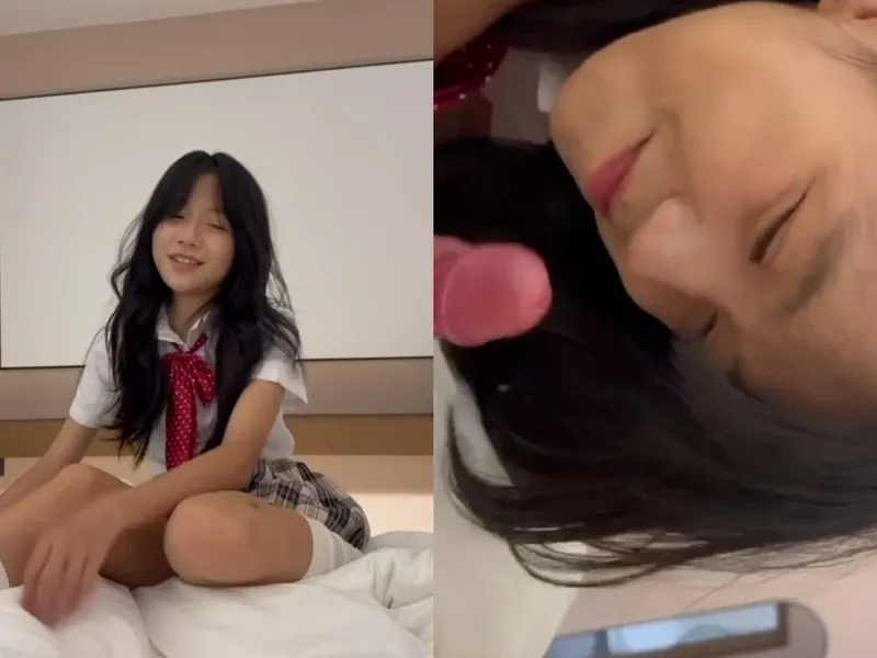 Em loli dễ thương liếm cậu bé biến em thành con đào dam dang p1